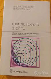 libro Mente Società e diritto  edizione Giuffrè 