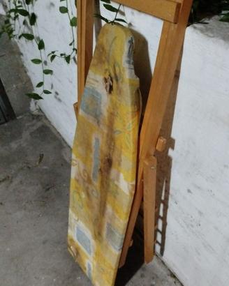 TAVOLA DA STIRO IN LEGNO ROBUSTA VARIE ALTEZZE TOP