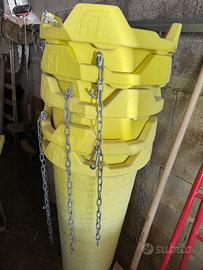 5 Tubi Macerie + tramoggia per edilizia