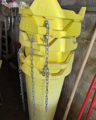 5 Tubi Macerie + tramoggia per edilizia