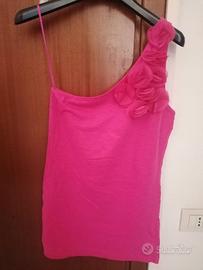 Top monospalla donna