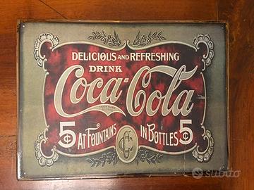 Targa Coca Cola Vintage