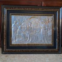 Quadro bassorilievo argento 