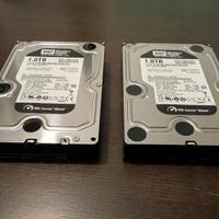 2 WD CAVIAR BLACK 1TB HARD DISK HDD 3,5" SATA HARD