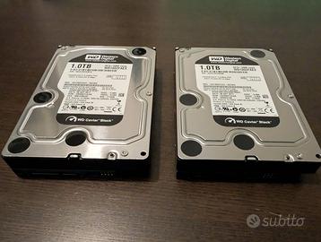 2 WD CAVIAR BLACK 1TB HARD DISK HDD 3,5" SATA HARD