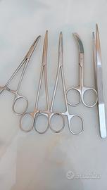 Lotto pinze di precisione, acciaio.