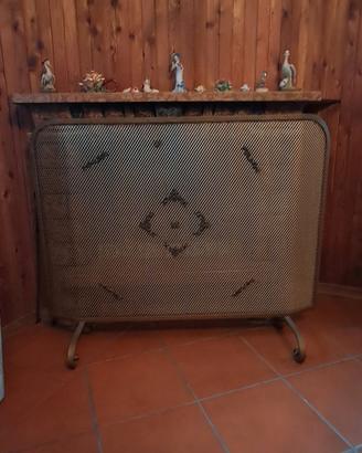 Parascintille  e  pinza  da camino 