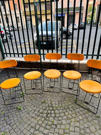 5 Sedie originali Andries van Onck per Magis '80s