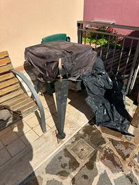 Barbecue in acciaio pesante