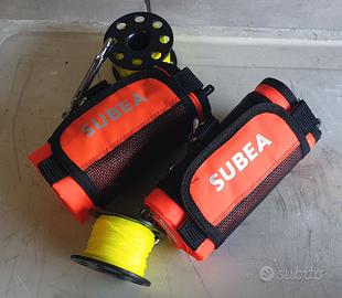 2 PEDAGNI SUBEA CON VALVOLA + SPOOL CON CIMA