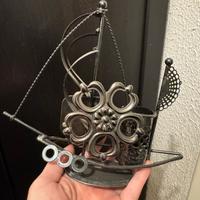 Carillon vintage veliero Golden Eagle funzionante