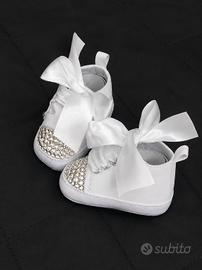 scarpette neonata con strass