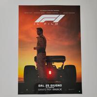 F1 il film Poster Formula 1 originale lucido