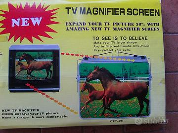 Lente d'ingrandimento per schermi TV vintage