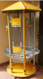 Voliera  con base e collettori