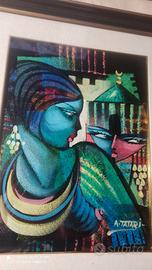 Dipinto artista Abdul Rahem Tatari