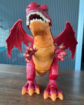 Drago rosso alato con movimrnti e suoni