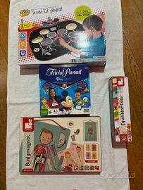 Giochi bambini Janod + Trivial Pursuit Disney  ..