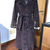 Cappotto Vintage in velluto a coste