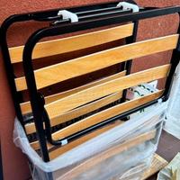 Letto rete doghe pieghevole