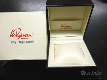 CLAY REGAZZONI SCATOLA OROLOLGIO recente WBX70
