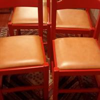 Sedie cucina rosse