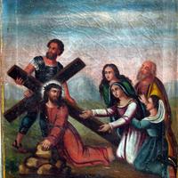 Quadretto religioso ad olio