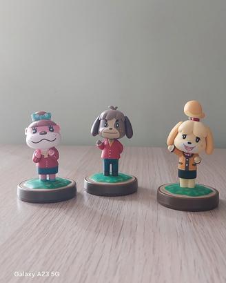 AMIIBO NINTENDO ANIMAL CROSSING. LOTTO DA 3.