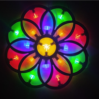 Luci luminarie salentina Rosone colorato luci led