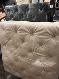 Pouf poltrona in ecopelle