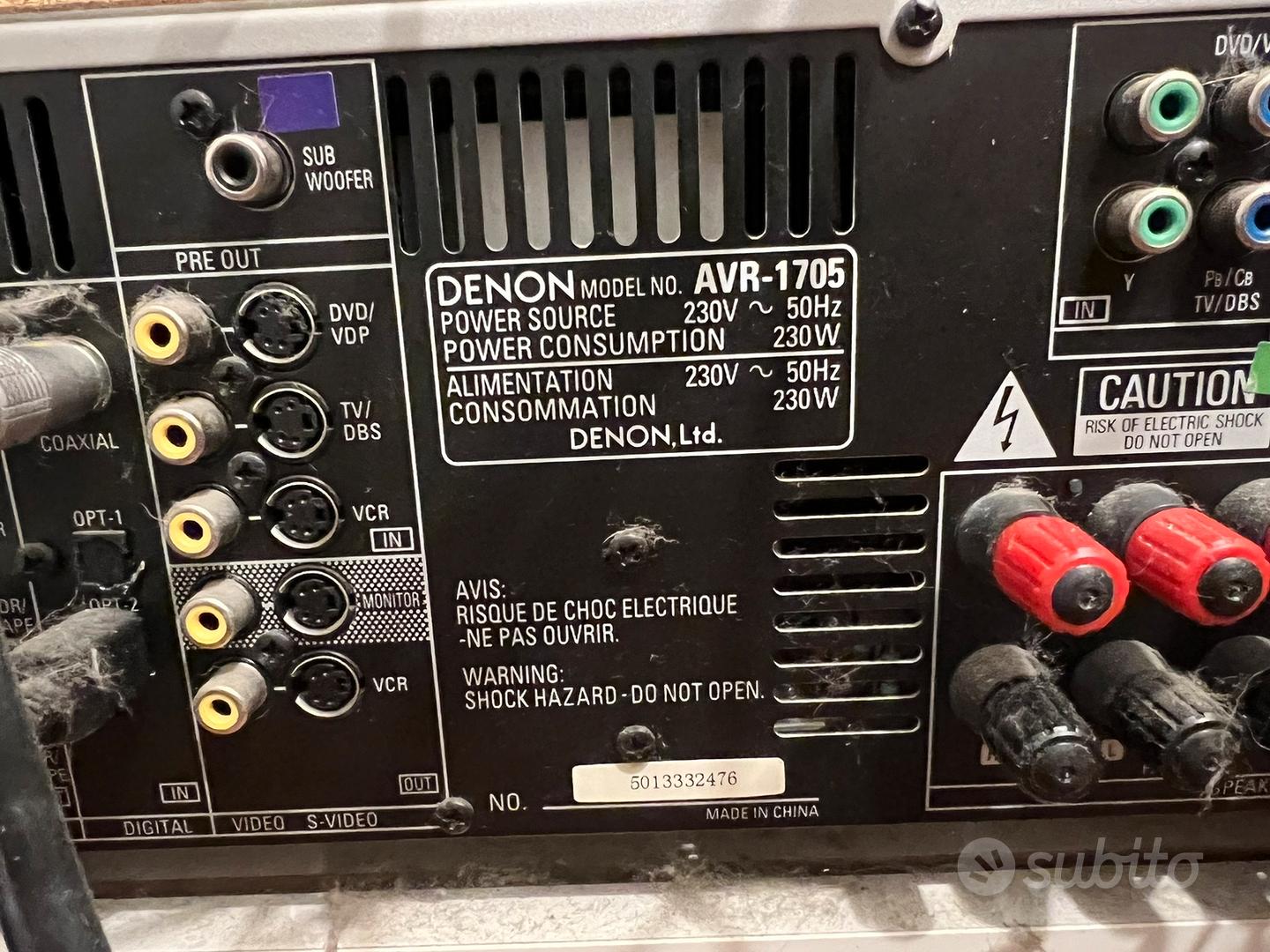 Amplificatore DENON Audio/Video In vendita a Milano