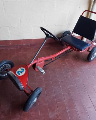 Auto A Pedali Giordani Macchinina Go Kart Per Bamb