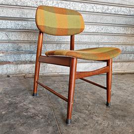 6 sedie svedesi danesi teak anni 50 60 vintage 