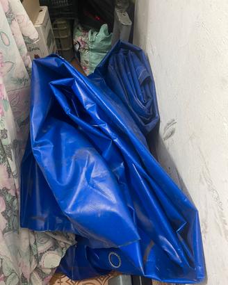 TELI COPRI PISCINA E ALTRO BUONI