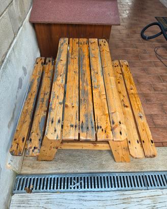 tavolo panchina per bambini