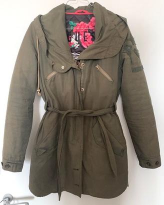 Parka donna Guess verde sfoderabile XS