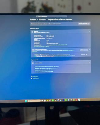 schermo 2k 165hz prezzo trattabile