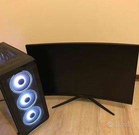 Monitor curvo  180 hz 27 pollici