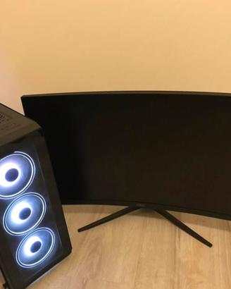 Monitor curvo  180 hz 27 pollici
