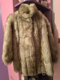 Pelliccia di volpe beige