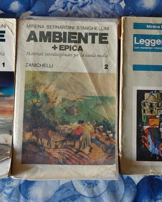 3 libri Ambiente + Epica Zanichelli per le medie