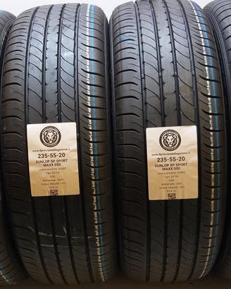 4 GOMME 235 55 20 DUNLOP A55693