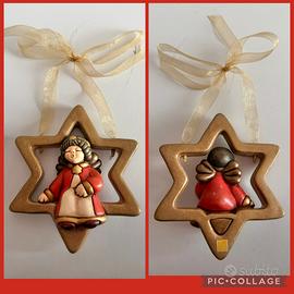 Angelo di Natale con stella grande THUN originale