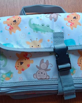 Fasciatoio portatile pieghevole da viaggio