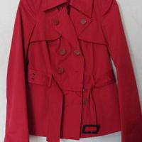 trench rosso Sisley