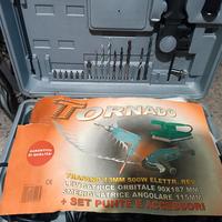 Kit trapano levigatrice e smerigliatrice e accesso