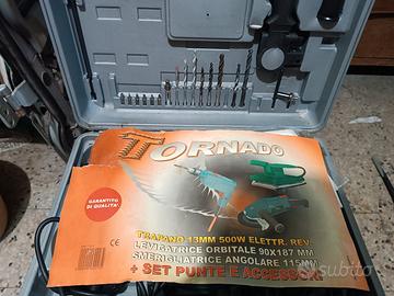 Kit trapano levigatrice e smerigliatrice e accesso