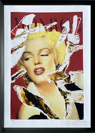Marilyn sospettosa - Mimmo Rotella (1918-2006)
