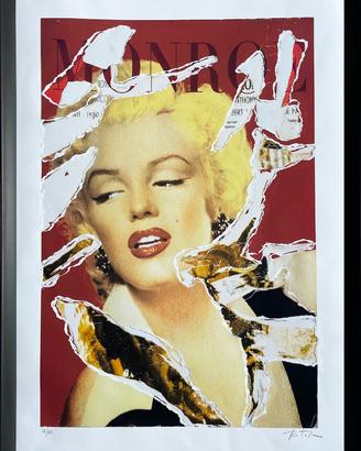 Marilyn sospettosa - Mimmo Rotella (1918-2006)