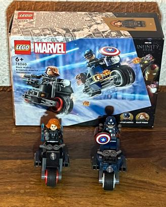 Lego Motociclette di Black Widow e Captain America